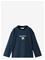 MANGO Printed Cotton-Blend T-Shirt - NAVY - 98 – kuva 2