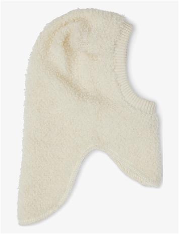 SMALLSTUFF Balaclava Bouclé Merino Wool - OFF. WHITE - 80-86
