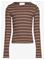 GRUNT Dopim Top Ls - COFFEE STRIPE - 188 – kuva 2