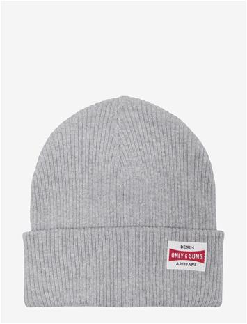 ONLY & SONS Osjbasic Beaine Acc - LIGHT GREY MELANGE - One Size – kuva 2/2