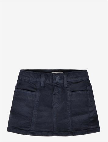 MANGO Denim Skirt With Pockets - NAVY - 92