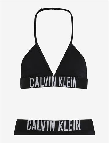 CALVIN KLEIN Triangle Bikini Set - PVH BLACK - 128-140