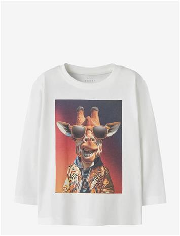 NAME IT Nmmvoto Ls Nreg Top - CLOUD DANCER - 86 – kuva 2/2