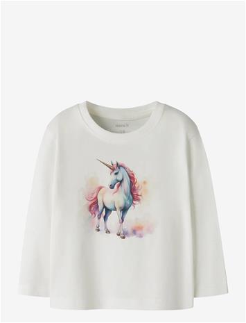 NAME IT Nmfvotea Ls Nreg Top - CLOUD DANCER - 92