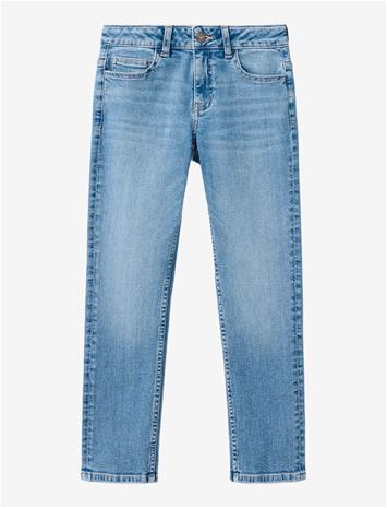 MANGO Slim Fit Cotton Jeans - OPEN BLUE - 134
