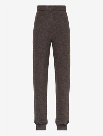 MIKK-LINE Wool Pants - DARK BROWN MELANGE - 134 – kuva 2/2