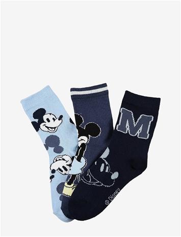 MICKEY MOUSE Socks - BLUE - 31/34