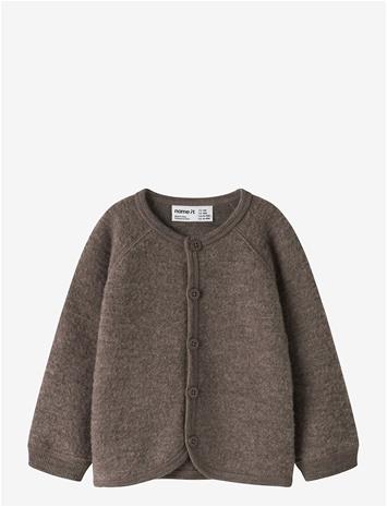 NAME IT Nbfwmino Wool Bru Ls Card - MOREL - 68