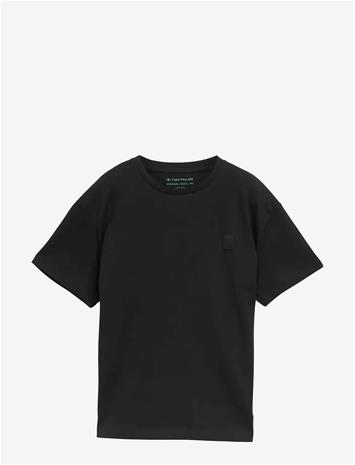 TOM TAILOR Oversize Basic T-Shirt - HEAVY BLACK - 128 – kuva 2/2