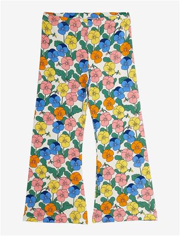 MINI RODINI Violas Aop Flared Trousers - MULTI - 80/86