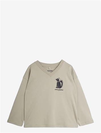 MINI RODINI Skunk Emb Ls Tee - GREY - 80/86 – kuva 2/2