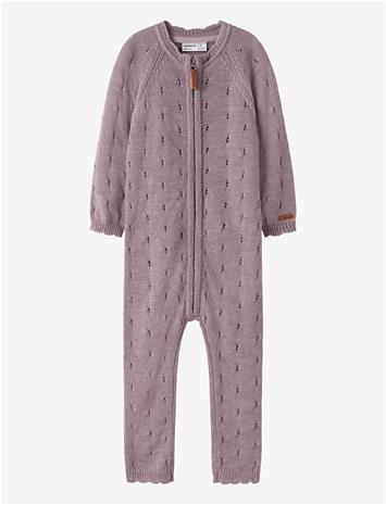 NAME IT Nmfwrilla Wool Ls Knit Suit - TOADSTOOL - 98