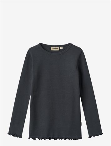 WHEAT T-Shirt L/S Ida - NAVY - 98 – kuva 2/2