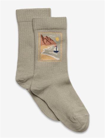 MP DENMARK Alvin Socks - DESERT SAGE - 22/24