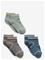MP DENMARK Bo Sneaker Socks - 3-Pack - GRAY MIST MULTI MIX - 22/24 – kuva 2