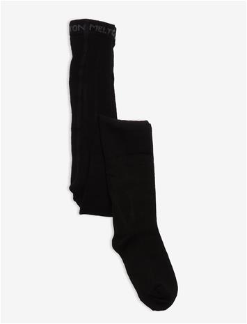 MELTON Bamboo Tights - BLACK - 56/62