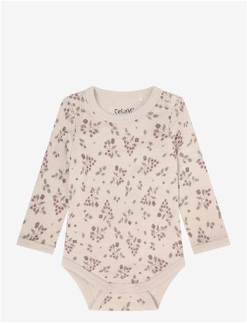 CELAVI Body Ls - Aop - GRAPE SHAKE - 80