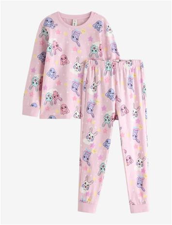 LINDEX Pyjama Set - LIGHT PINK - 98/104