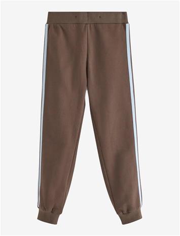 LINDEX Joggers With Brushed Inside - DARK DUSTY BROWN - 128