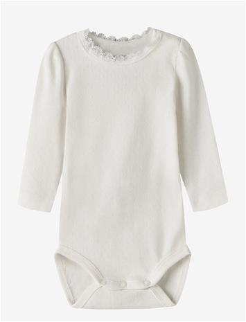 NAME IT Nbfnia Ls Body - CLOUD DANCER - 56