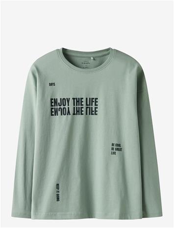 NAME IT Nkmvictor Ls Rlx Top - JADEITE - 116