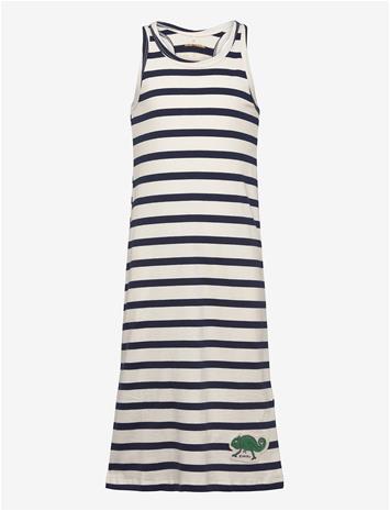 MINI RODINI Lizard Patch Tank Dress - BLUE - 80-86