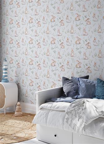Bunny Dreams Blue - 1026901-05 Tapetti – kuva 3/5