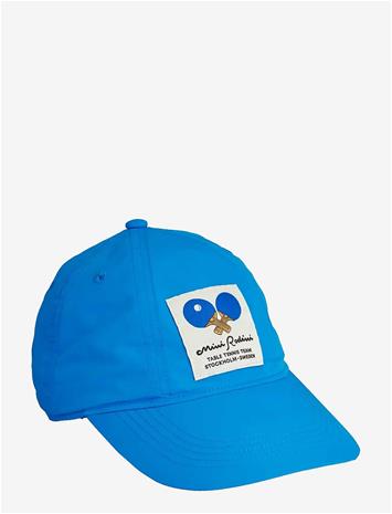 MINI RODINI Table Tennis Patch Nylon Cap - BLUE - 48/50