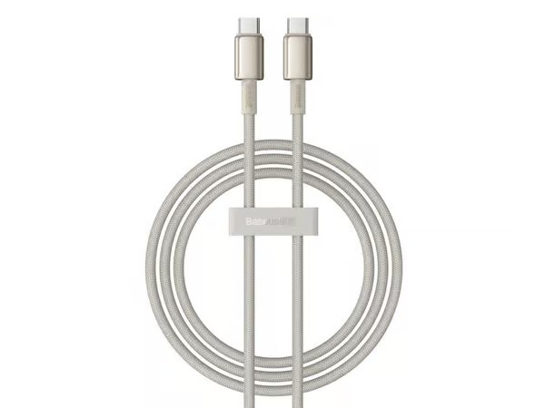 Baseus Tungsten Gold USB-C to USB-C Cable 100W 1m – kuva 5/8