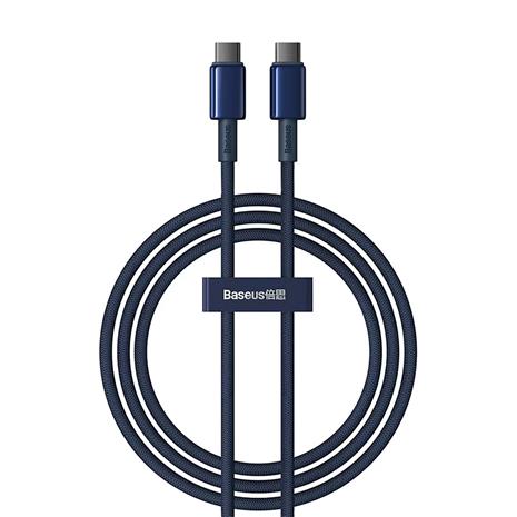 Baseus Tungsten Gold USB-C to USB-C Cable 100W 1m – kuva 6/8