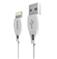 Dudao cable USB / Lightning cable 2.4A 1m white (L4L 1m white) – kuva 4