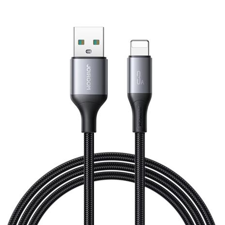 Joyroom S-A28 Flash Series 3A USB-A - Lightning cable 2m - black