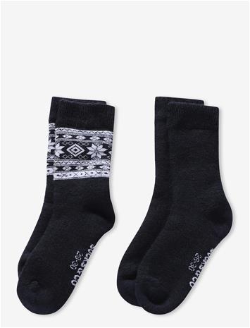 ALPACASOCKS&CO Winter Alpaca Kids 2-Pack - MARINO SUPERBIANCO/MARINO SOLID - 37-39 – kuva 2/2