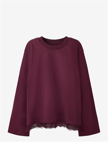 LMTD Nlfbella Ls Lace Top - FIG - 170-176 – kuva 2/2