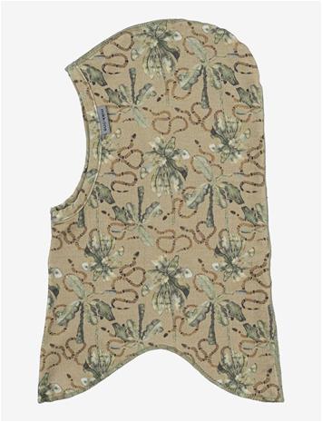 MIKK-LINE Viscose Elastane Balaclava Aop - GRAY GREEN - 110/116