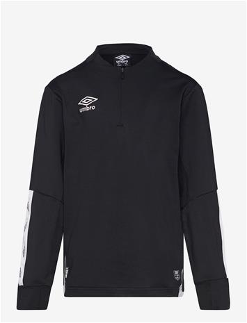 UMBRO Ux Elite Half Zip Jr - BLACK/WHITE - 152 – kuva 2/2