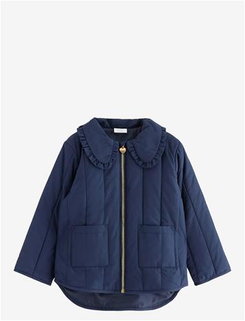 LINDEX Jacket Padded W Collar - DARK BLUE - 122