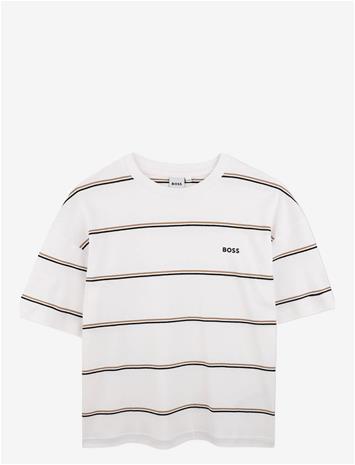 BOSS Short Sleeves Tee-Shirt - WHITE - 110
