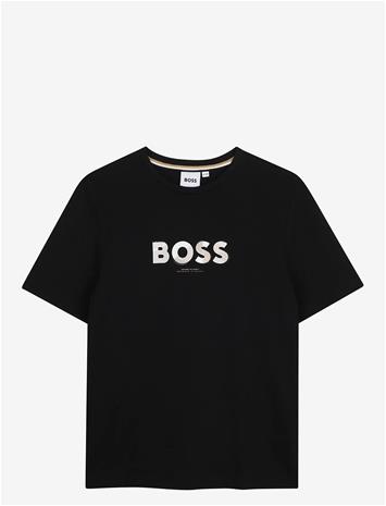 BOSS Short Sleeves Tee-Shirt - BLACK - 140