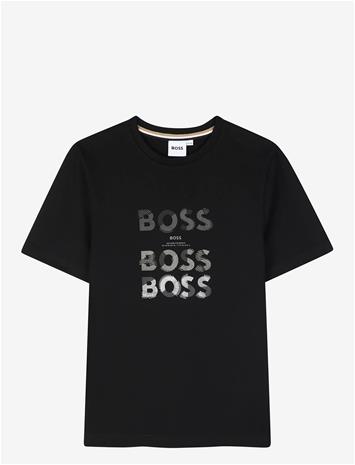 BOSS Short Sleeves Tee-Shirt - BLACK - 140