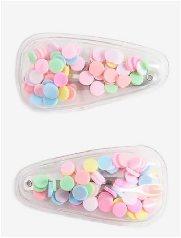 Mango Pack Of 2 Confetti Clips - Pink - ONE SIZE
