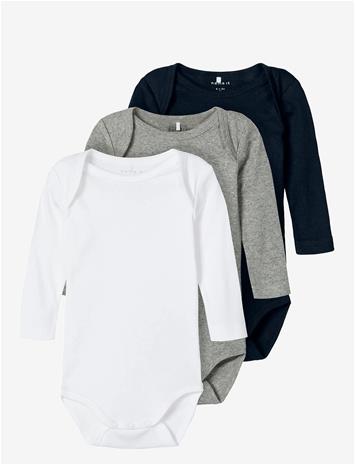 NAME IT Nbnbody 3P Ls Solid Noos - DARK SAPPHIRE - 74