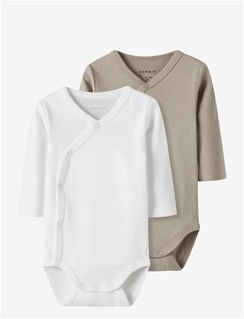 NAME IT Nbnbody 2P Ls Wrap Solid Noos - PURE CASHMERE - 62 – kuva 2/2