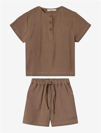 Fliink Cha Cha Short Set - Brown - 110 – kuva 8/8