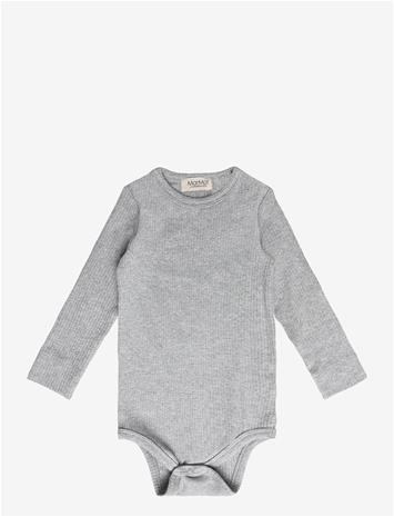 MARMAR COPENHAGEN Plain Body Ls - LIGHT GREY MELANGE - 56