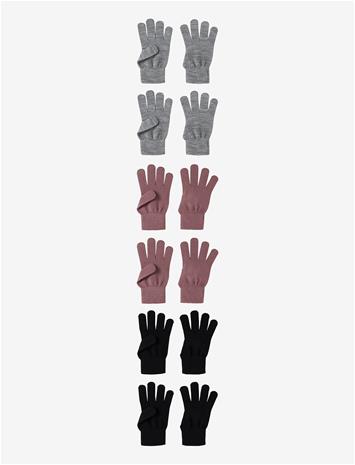 NAME IT Nkfmagic Gloves 6P - BLACK - 5