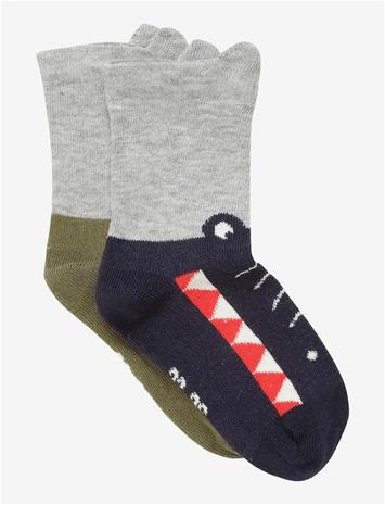 MINYMO Socks W. 3D Effect (2-Pack) - DARK NAVY - 15\18