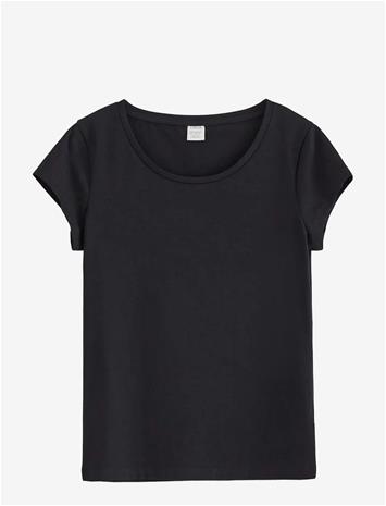 LINDEX Top With Cap Sleeves - BLACK - 134/140