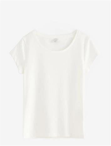 LINDEX Top With Cap Sleeves - OFF WHITE - 134/140 – kuva 2/2