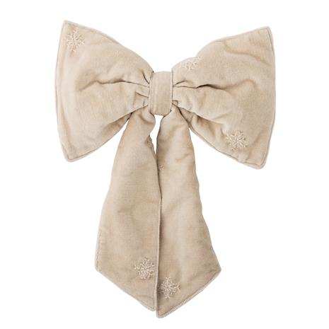 BLOOMINGVILLE Ruby Deco Bow - BEIGE - 53X38 cm